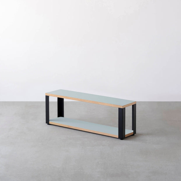 Kanademonoのリノリウム2段ストレージシェルフ