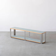 Kanademonoのリノリウム2段ストレージシェルフ