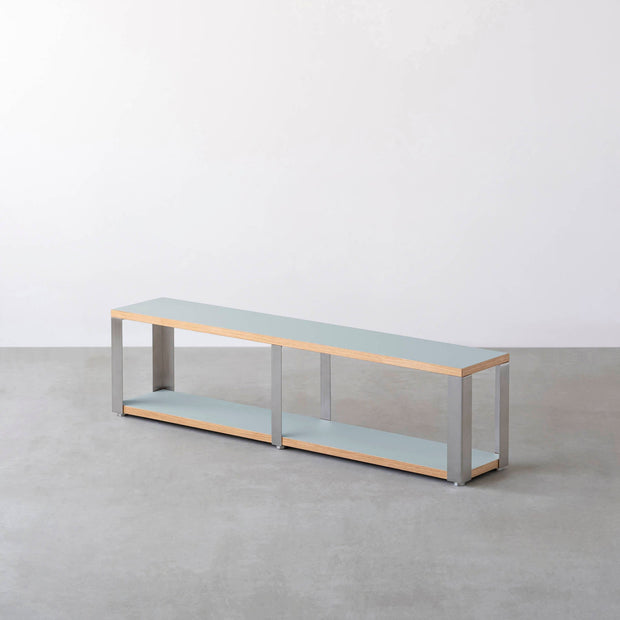 Kanademonoのリノリウム2段ストレージシェルフ