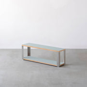 Kanademonoのリノリウム2段ストレージシェルフ