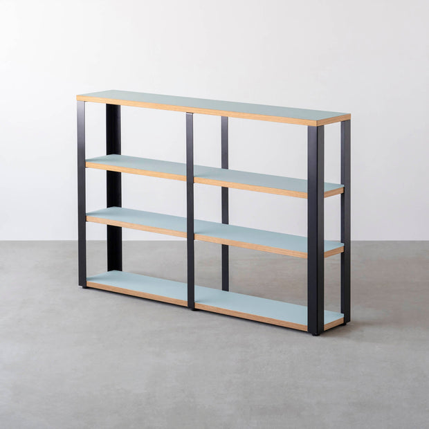 Kanademonoのリノリウム4段ストレージシェルフ