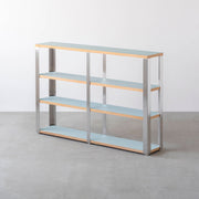 Kanademonoのリノリウム4段ストレージシェルフ