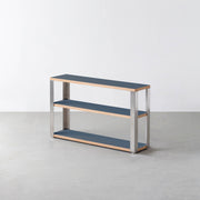 THE STORAGE SHELF 3段 / リノリウム 全32色 × Stainless