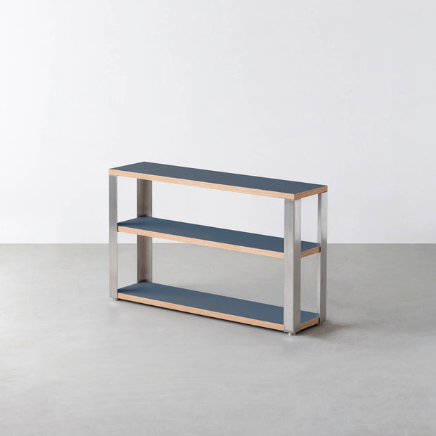 THE STORAGE SHELF 3段 / リノリウム 全32色 × Stainless