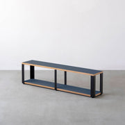 Kanademonoのリノリウム2段ストレージシェルフ