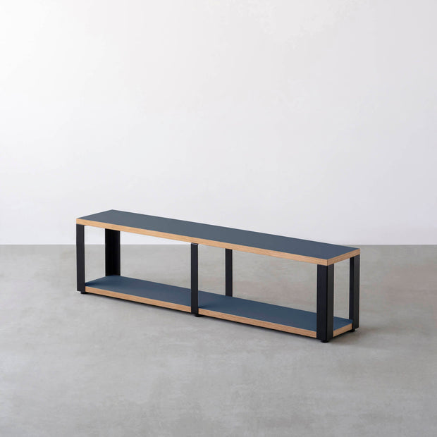 Kanademonoのリノリウム2段ストレージシェルフ