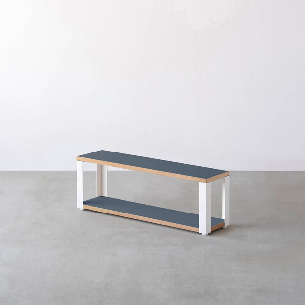 Kanademonoのリノリウム2段ストレージシェルフ