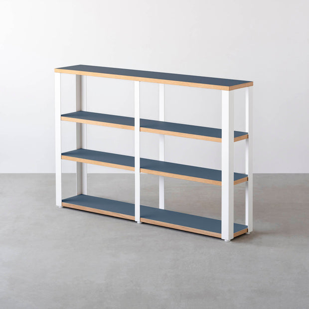 Kanademonoのリノリウム4段ストレージシェルフ