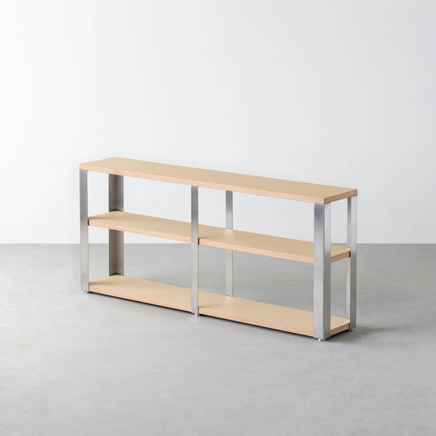 THE STORAGE SHELF 3段 / リノリウム 全32色 × Stainless