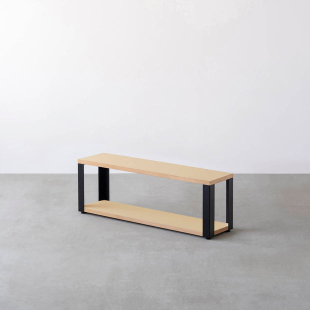 Kanademonoのリノリウム2段ストレージシェルフ