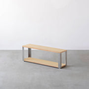 Kanademonoのリノリウム2段ストレージシェルフ