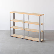 Kanademonoのリノリウム4段ストレージシェルフ