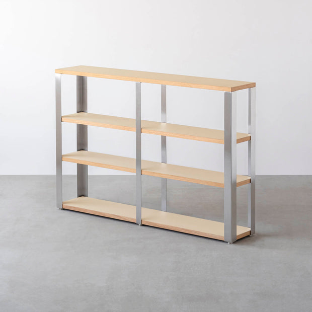 Kanademonoのリノリウム4段ストレージシェルフ