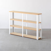 Kanademonoのリノリウム4段ストレージシェルフ