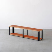 Kanademonoのリノリウム2段ストレージシェルフ