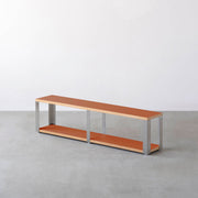 Kanademonoのリノリウム2段ストレージシェルフ