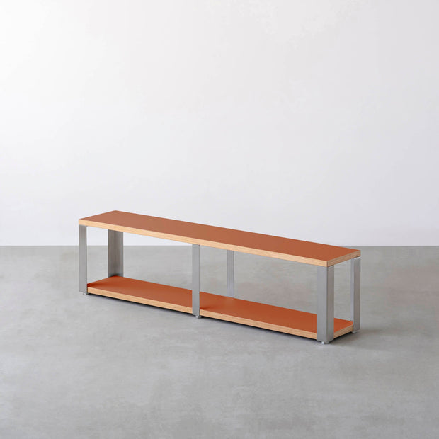 Kanademonoのリノリウム2段ストレージシェルフ