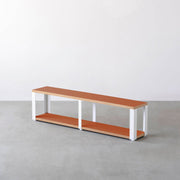 Kanademonoのリノリウム2段ストレージシェルフ