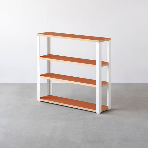 Kanademonoのリノリウム4段ストレージシェルフ