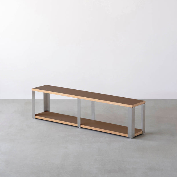 Kanademonoのリノリウム2段ストレージシェルフ