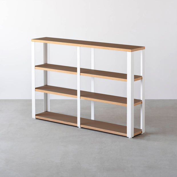 Kanademonoのリノリウム4段ストレージシェルフ