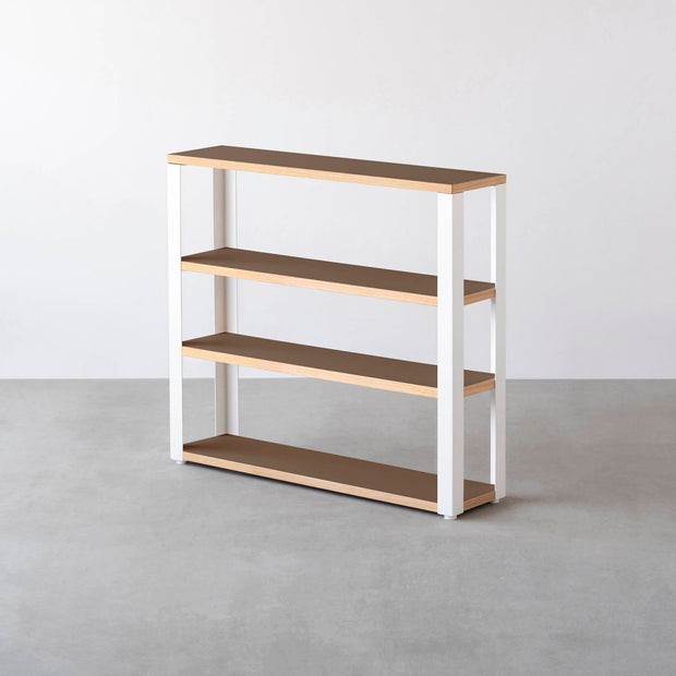 Kanademonoのリノリウム4段ストレージシェルフ