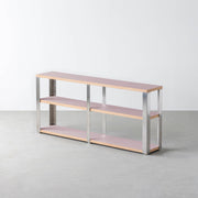 THE STORAGE SHELF 3段 / リノリウム 全32色 × Stainless