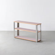 THE STORAGE SHELF 3段 / リノリウム 全32色 × Stainless