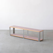 Kanademonoのリノリウム2段ストレージシェルフ