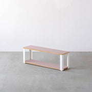 Kanademonoのリノリウム2段ストレージシェルフ