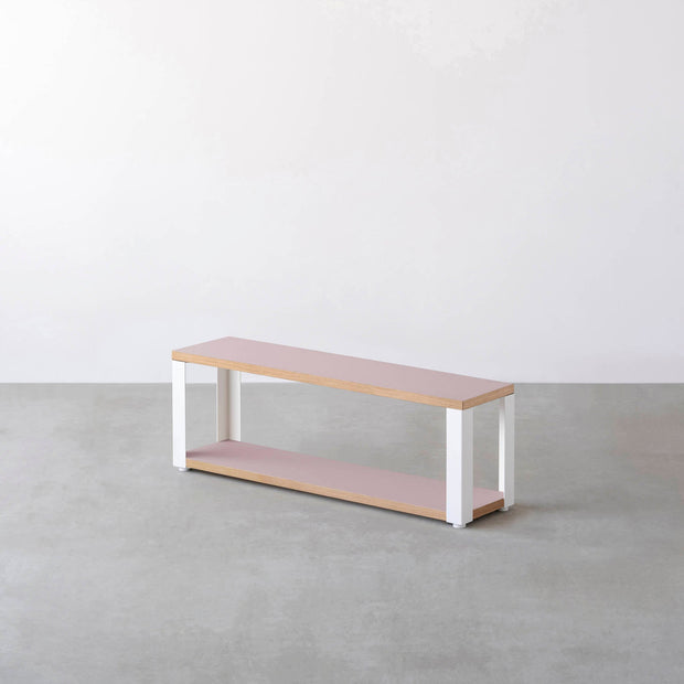 Kanademonoのリノリウム2段ストレージシェルフ