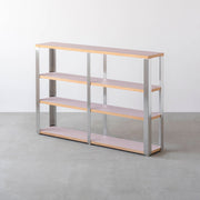 Kanademonoのリノリウム4段ストレージシェルフ