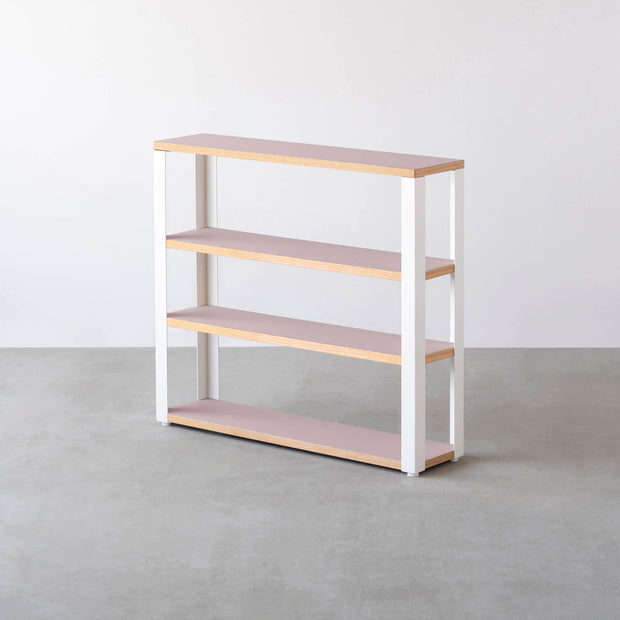 Kanademonoのリノリウム4段ストレージシェルフ