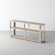 THE STORAGE SHELF 3段 / リノリウム 全32色 × Stainless