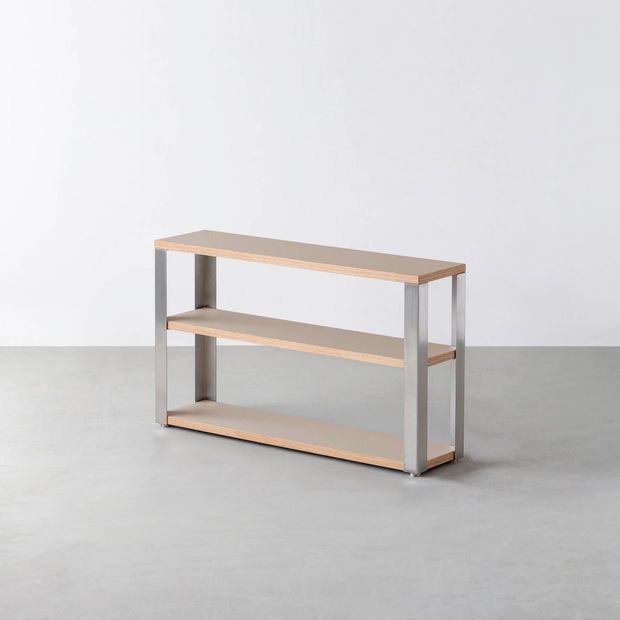 THE STORAGE SHELF 3段 / リノリウム 全32色 × Stainless