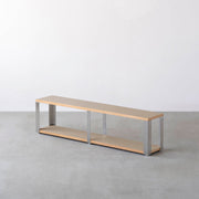 Kanademonoのリノリウム2段ストレージシェルフ