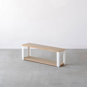 Kanademonoのリノリウム2段ストレージシェルフ