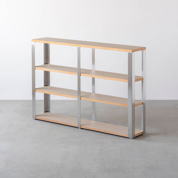 Kanademonoのリノリウム4段ストレージシェルフ