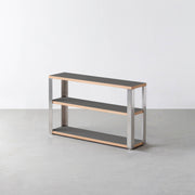 THE STORAGE SHELF 3段 / リノリウム 全32色 × Stainless