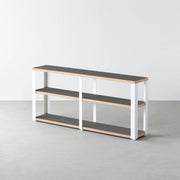 Kanademonoのリノリウム3段ストレージシェルフ