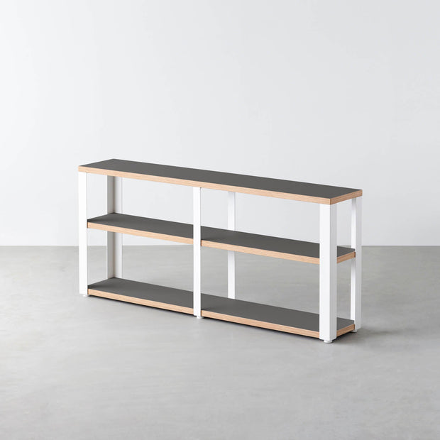 Kanademonoのリノリウム3段ストレージシェルフ