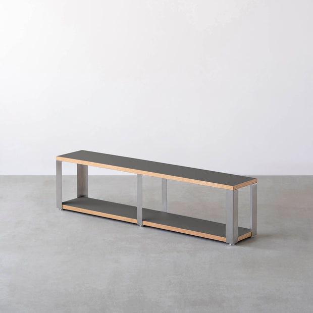 Kanademonoのリノリウム2段ストレージシェルフ