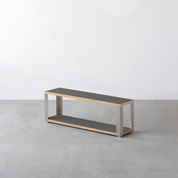 Kanademonoのリノリウム2段ストレージシェルフ