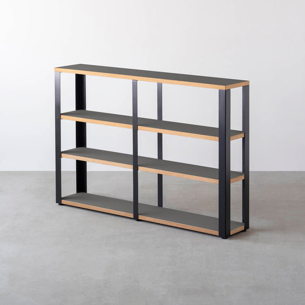 Kanademonoのリノリウム4段ストレージシェルフ