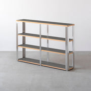 Kanademonoのリノリウム4段ストレージシェルフ