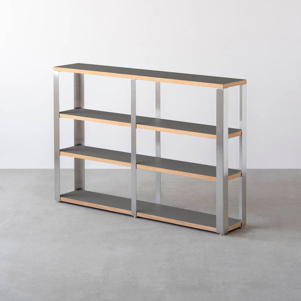 Kanademonoのリノリウム4段ストレージシェルフ