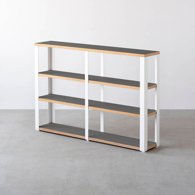 Kanademonoのリノリウム4段ストレージシェルフ