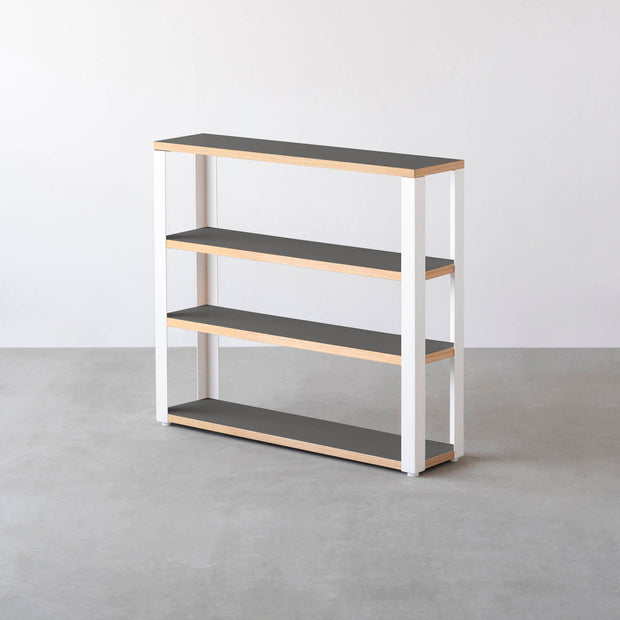 Kanademonoのリノリウム4段ストレージシェルフ