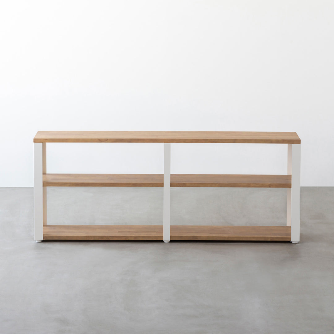 mino_o様 棚 ヴィンテージ風木製引き出し付き本棚 | 調整可能なシェルフで多用途