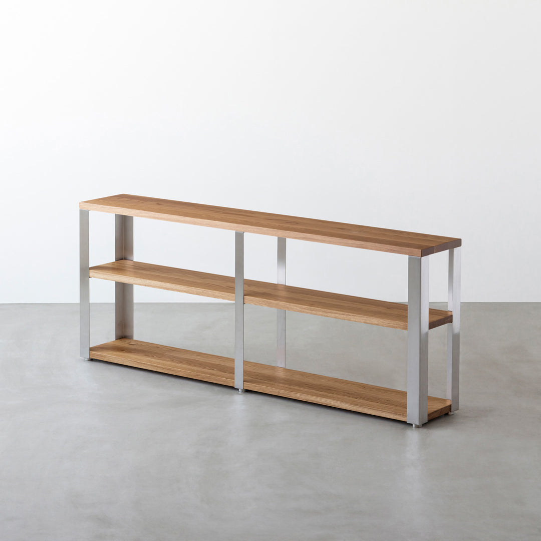 Kanademono THE STORAGE SHELF ホワイトオーク THE SHELF / ホワイトオーク × White Steel – KANADEMONO